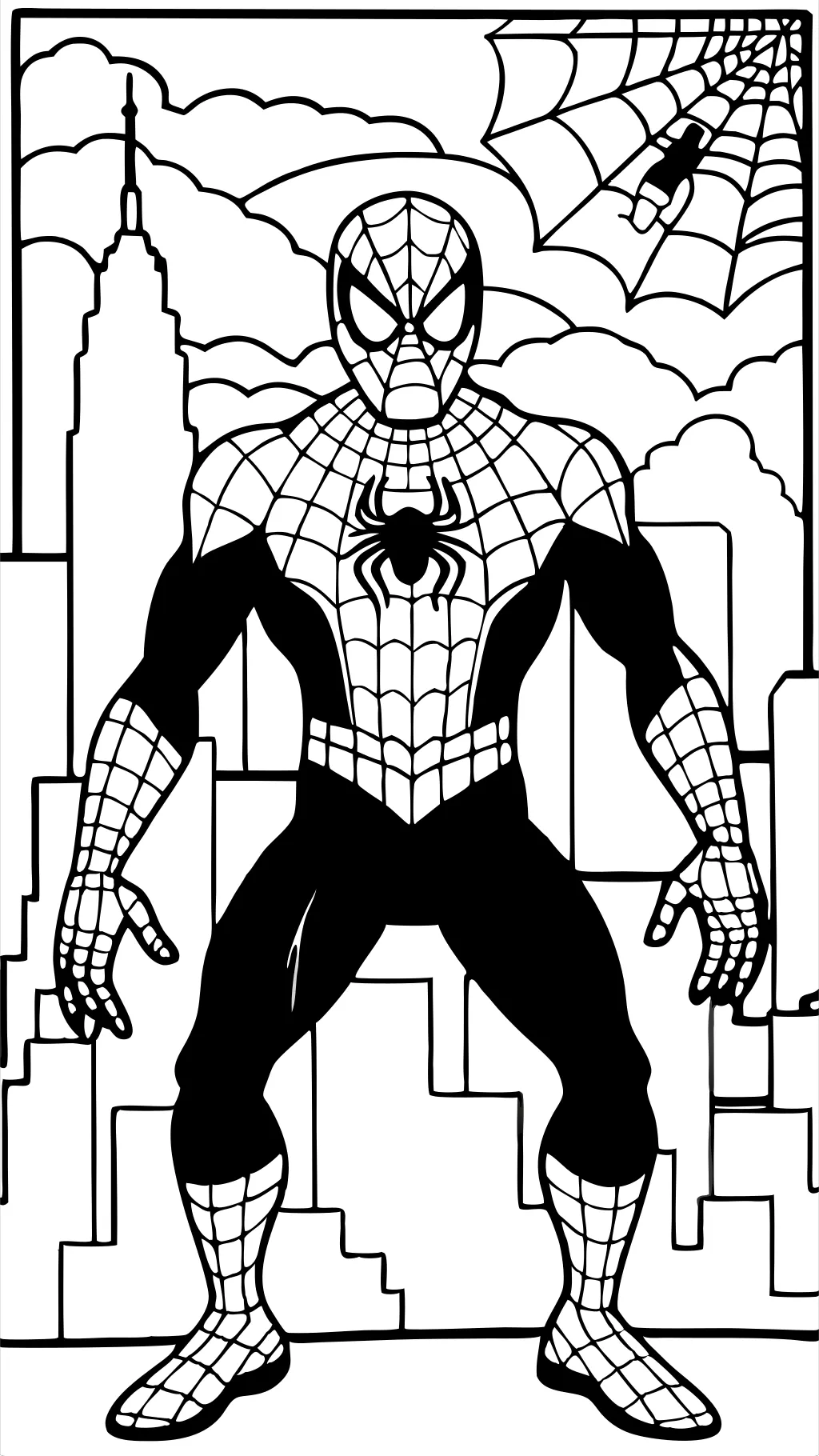 free printable spiderman coloring pages